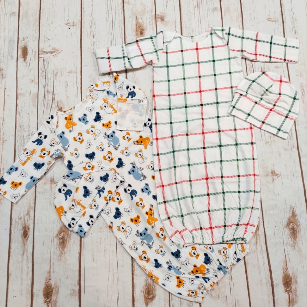 Baby Bundle Holiday Plaid Koala Sleep Sacks